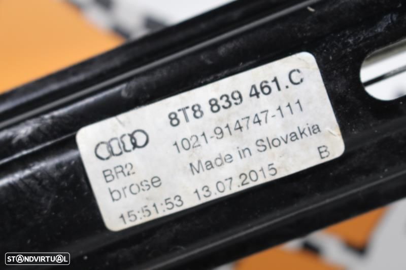 Elevador De Vidro Trás Esquerdo Audi A5 Sportback (8Ta)  8T8839461c / - 8