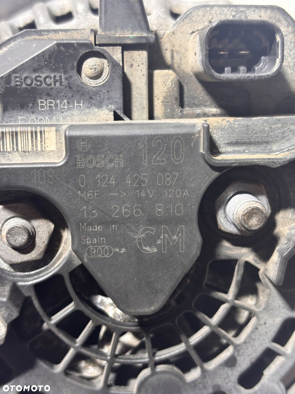 ALTERNATOR 120A OPEL ASTRA J CORSA D MERIVA B 1.4 16V A14XER 13266810 - 2
