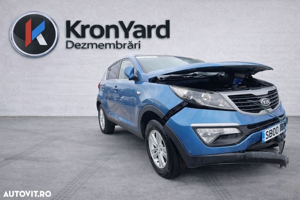 Oglinda stanga Kia Sportage III 2010 - 2016 4 Usi ALBASTRU (968) Fara rabatare - 3