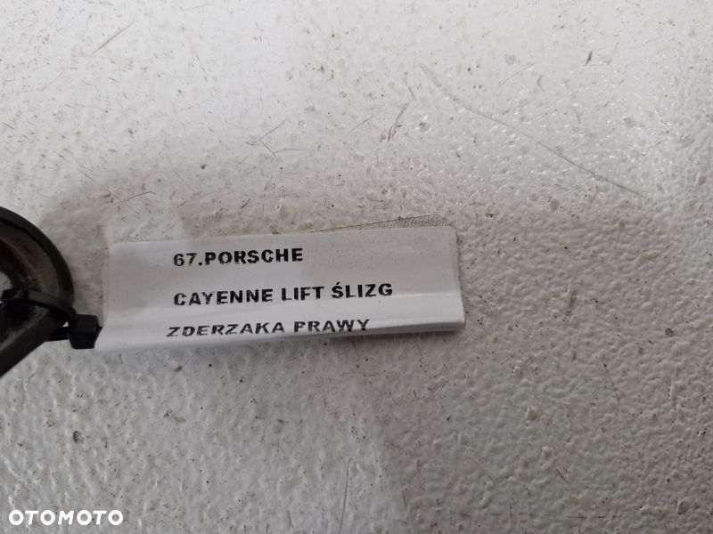 PORSCHE CAYENNE 1 I LIFT ŚLIZG UCHWYT ZDERZAKA PRAWY PRZÓD PRZEDNI 7L5807890 - 10
