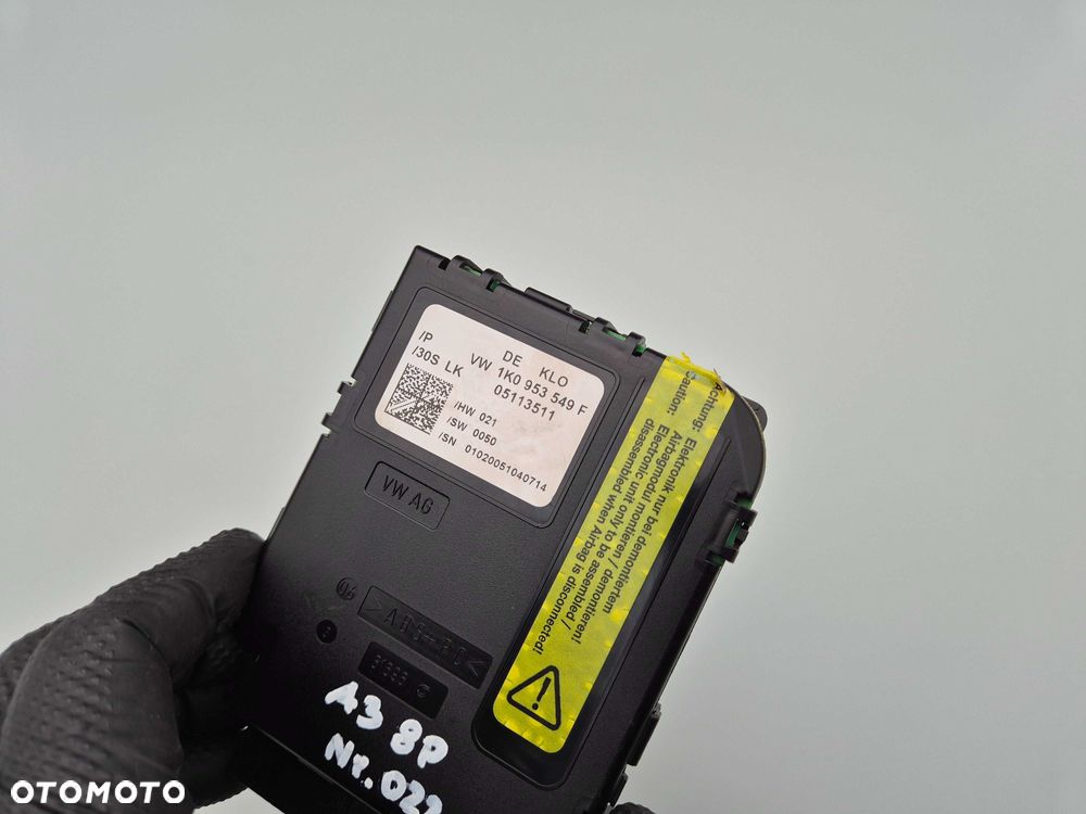 Moduł Czujnik Kąta Skrętu Kierownicy Audi A3 8P VW Seat Skoda Oryginał - 4