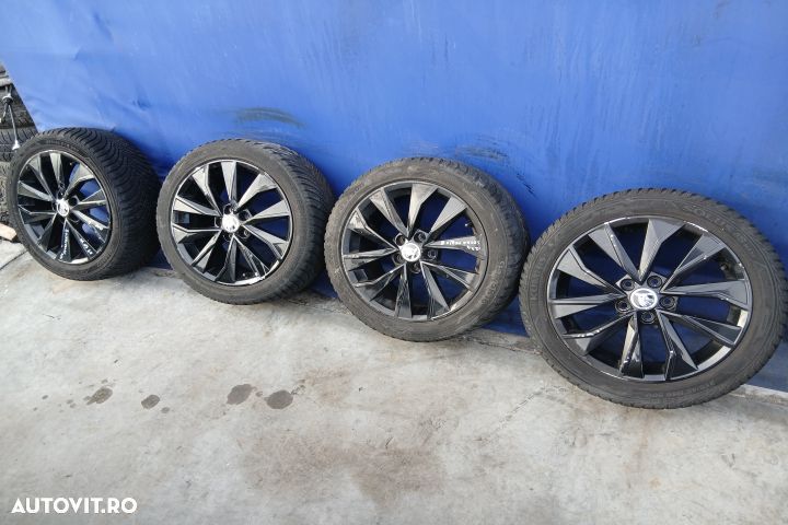 Jante aliaj cu anvelope 16 - set 6V0601025F 215/45 R16 7JX16H2 ET46 6 - 2