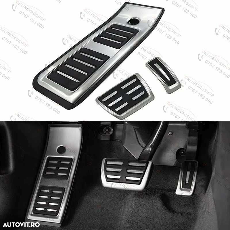 Set pedale inox transmisie automata Audi A6 C8, Audi A7 - 2