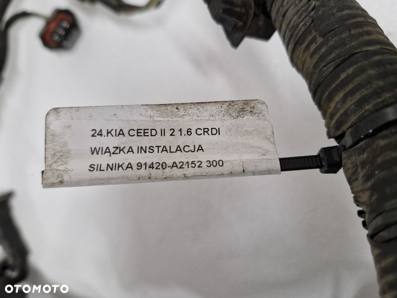 KIA CEED II 2 1.6 CRDI WIĄZKA INSTALACJA SILNIKA 91420-A2152 - 10