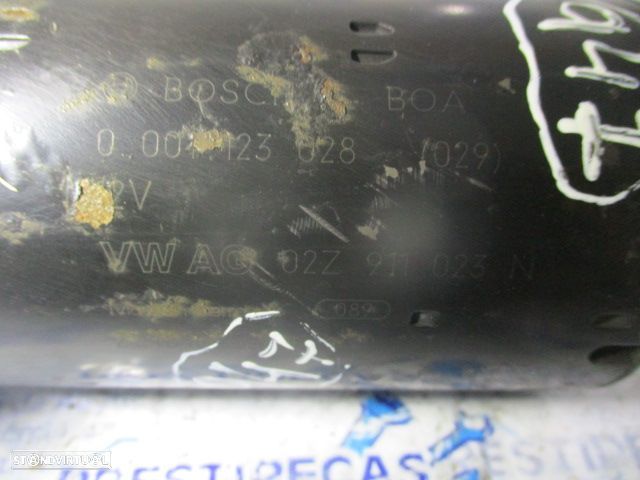 Motor De Arranque 0001123028 02Z911023N SEAT IBIZA 2010 1.6 TDI SKODA FABIA 2 SW 2011 1.6TDI 90CV 5P CINZA VW POLO 6R FASE 1 2014 1.6TDI 90CV 5P VERMELHO - 7