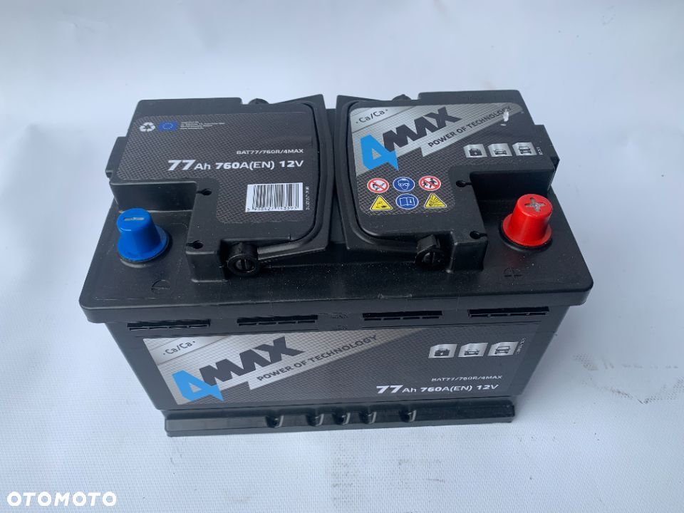 Nowy Akumulator Rozruchowy 4MAX 12V 77Ah/760A - 1