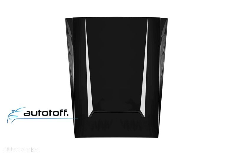 Ornament capota Mercedes W463 compatibila cu G-Class W463 (1989-2017) Negru lucios - 2