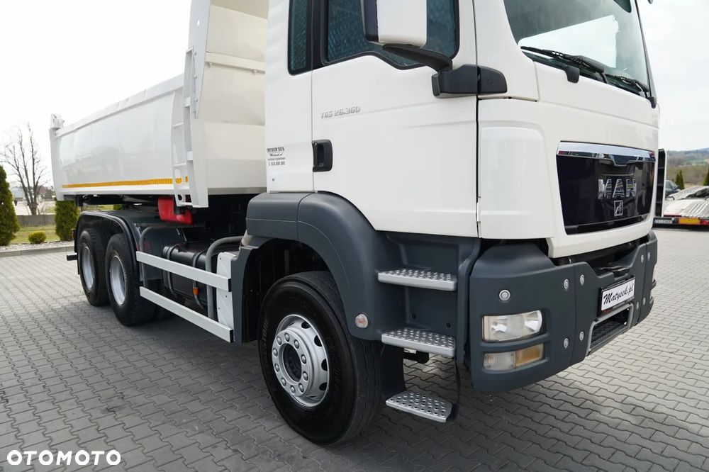 MAN TGS 26.360 / 6X4 / 2 STRONNA WYWROTKA / HYDROBURTA / BORDMATIC MANUAL - 14
