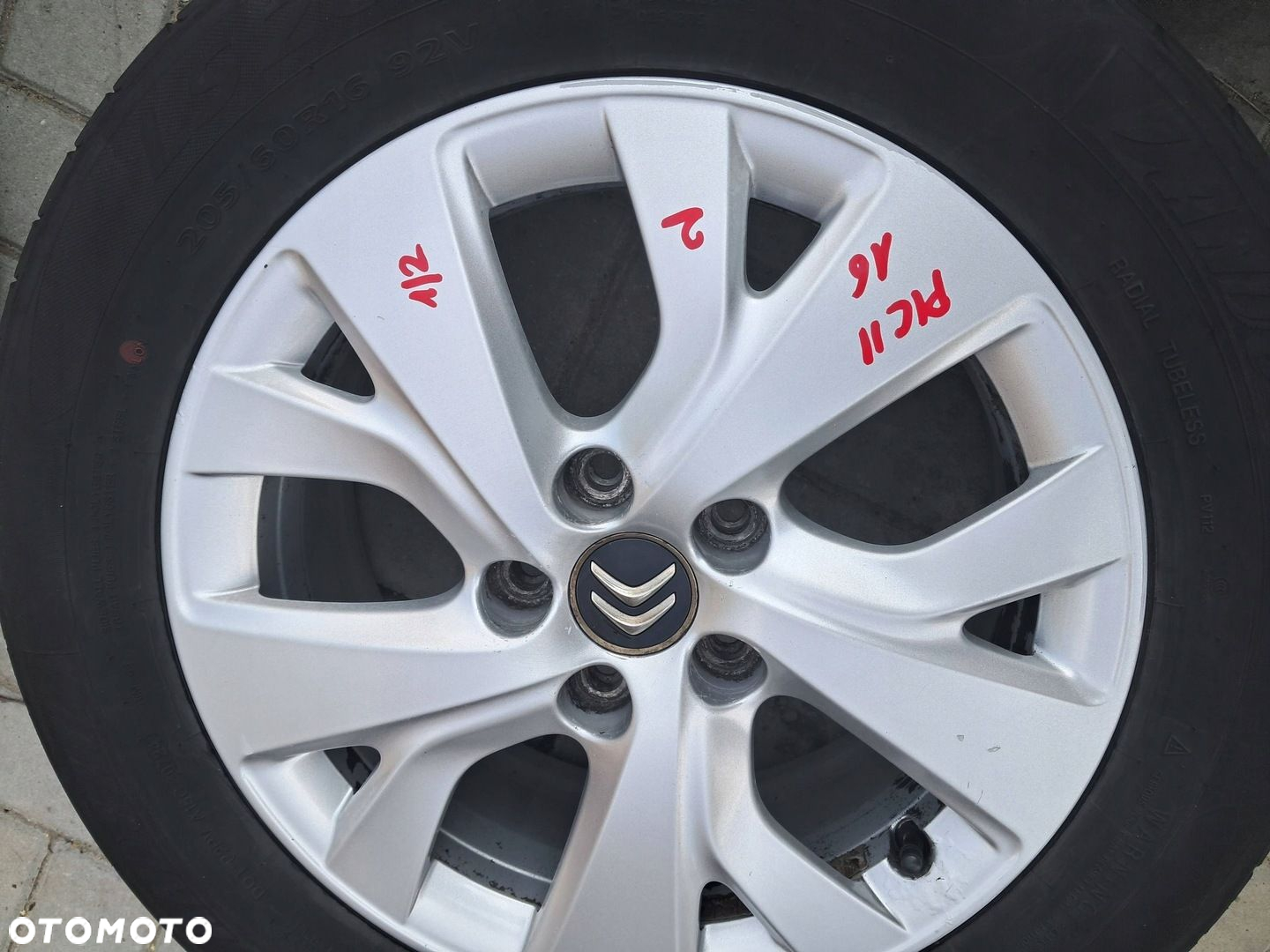 Citroen C4 Picasso II Felgi aluminiowe koła LATO 205/60R16 5x108 ET47 2024 - 14