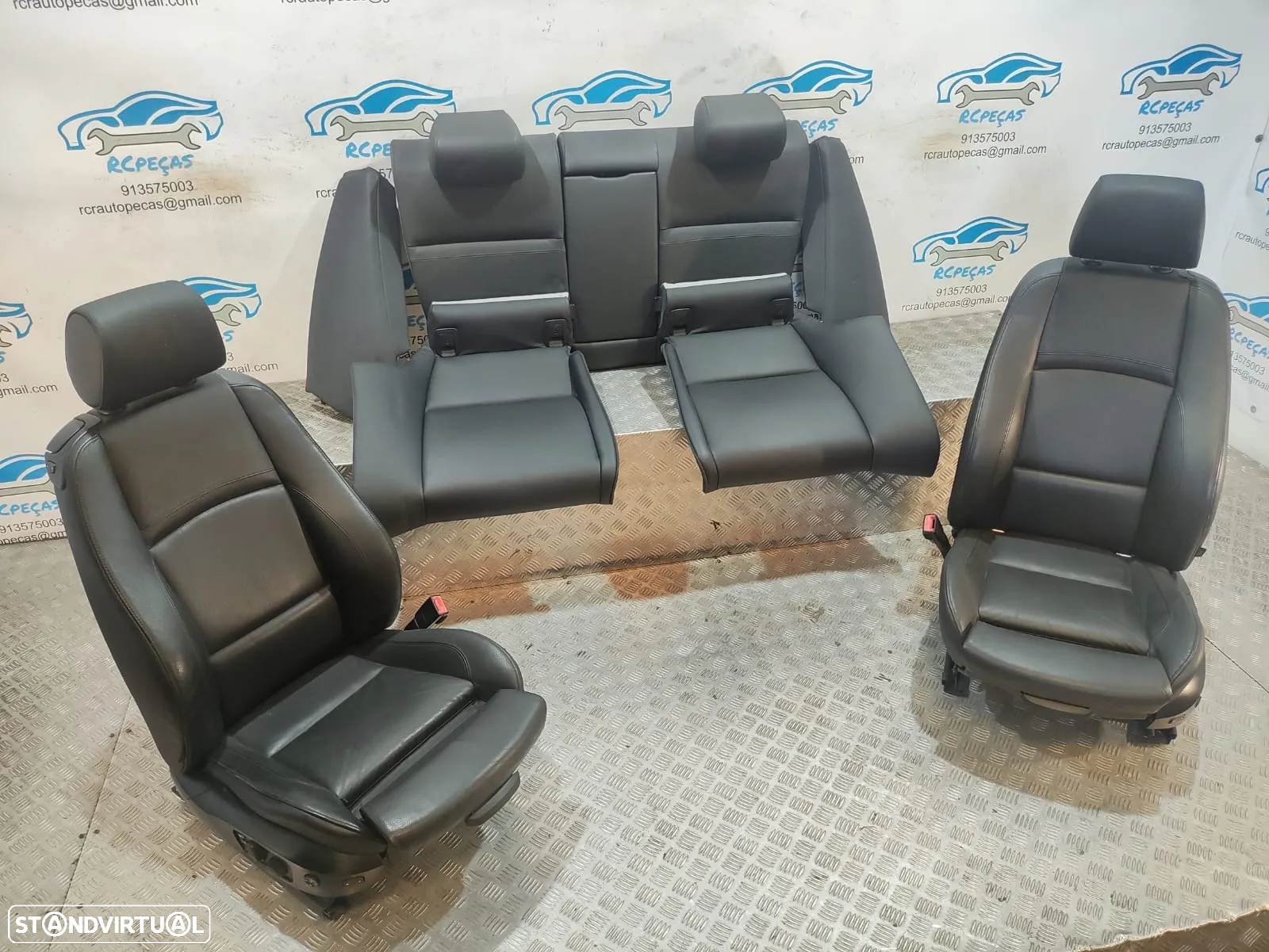 Conjunto Bancos em Pele Elétricos e Aquecidos BMW Serie 3 Coupe E92 LCi Pack M - 10