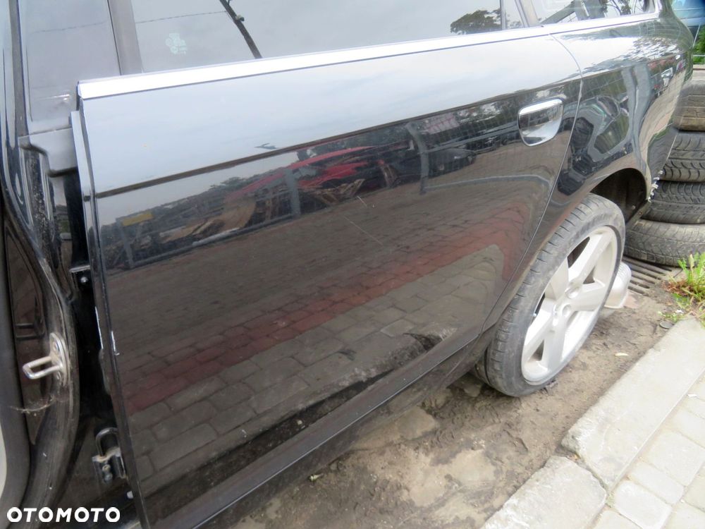 DRZWI TYLNE LEWE A6 C6 KOMBI LZ9Y  CZARNY AUDI 2004-2008 - 2