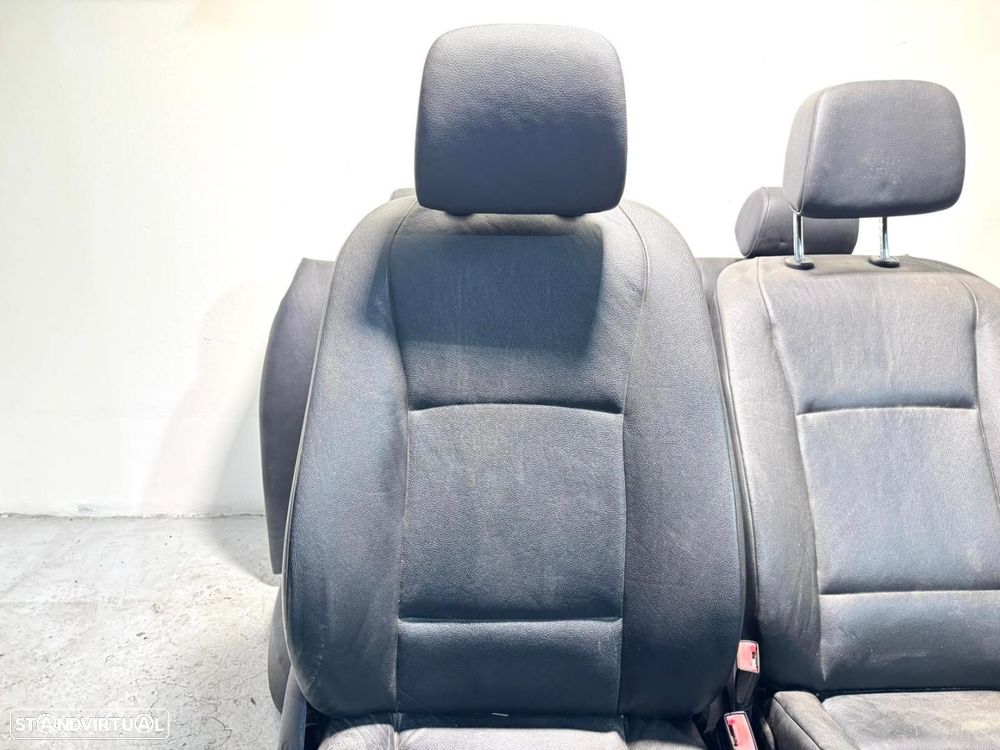 Conjunto de Bancos Elétricos em Pele Aquecidos BMW 5 (F10) 520 d - 2