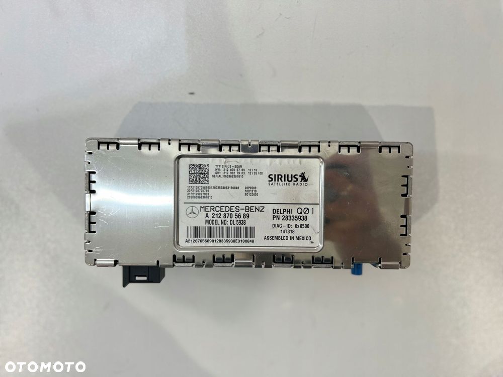 MERCEDES SLK R172 WZMACNIACZ MODUŁ TUNER RADIA A2128705689 - 1