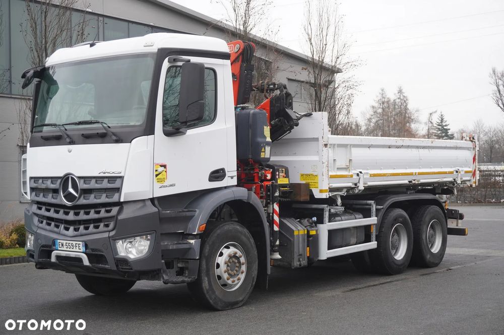 Mercedes-Benz Arocs 2636 6x4 / Wywrotka 2-stronna / HDS Fassi F135A.0.23 / Pilot / Rotator - 6