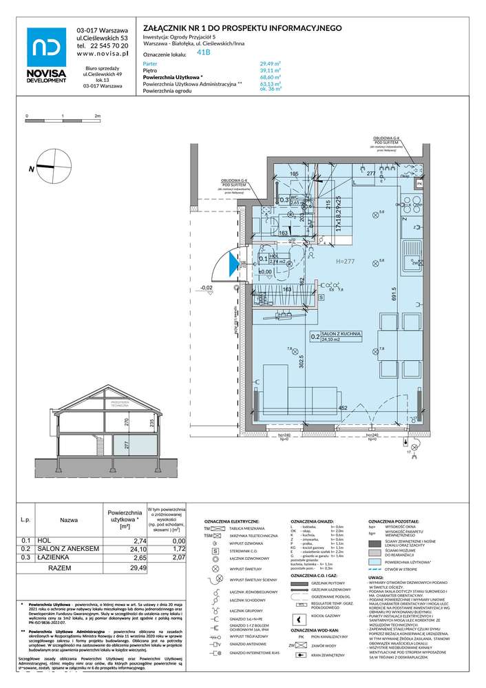 3-pokojowy dom 68m2 + ogródek Bezpośrednio - Pełny obrazek: 2/8