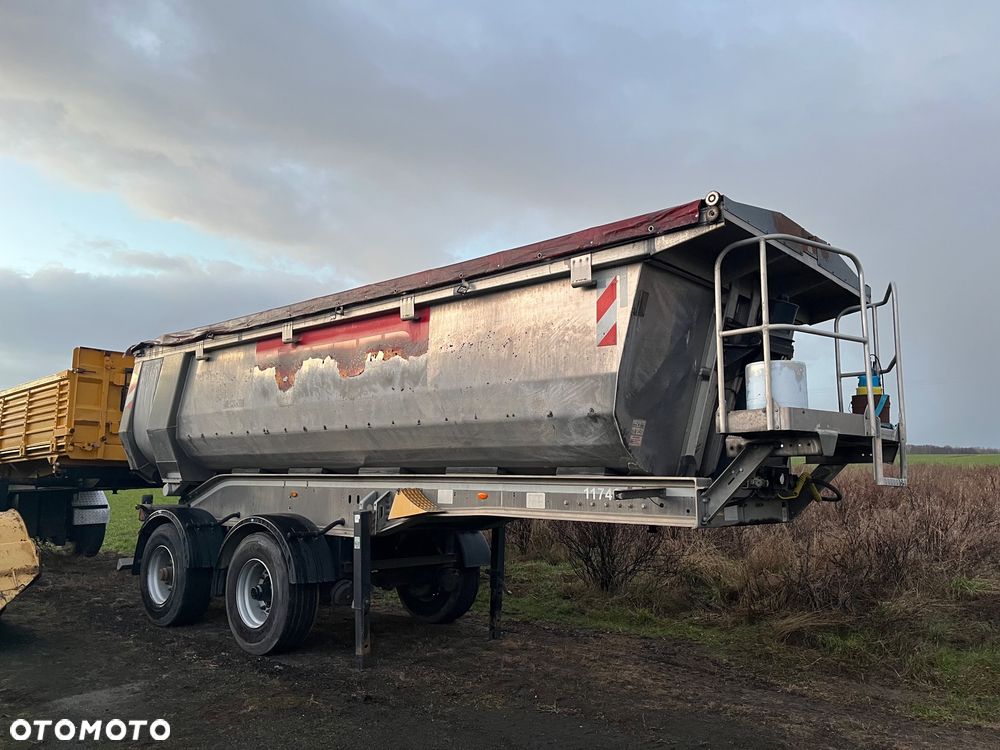 Langendorf SKA 20/26 4960kg 2 osie 38t DMC zestaw naczepa wywrotka Hardox - 17