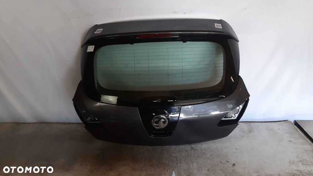 / KLAPA TYŁ TYLNA BAGAŻNIKA DO OPEL ASTRA J IV HB Z177 GRAFITOWA - 1