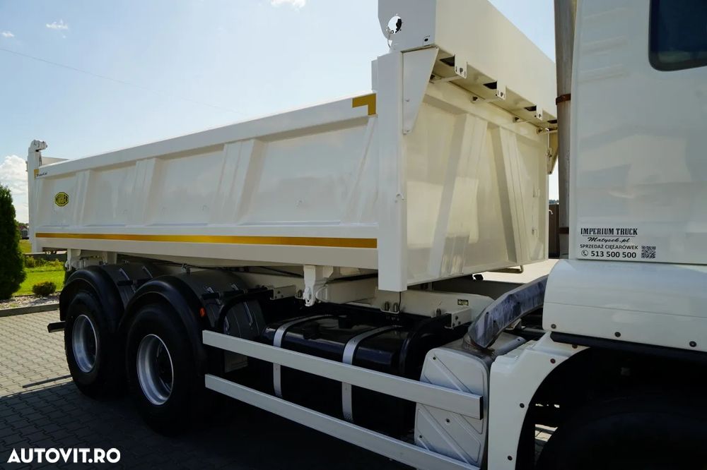 MAN TGS 33.400 / 6X4 / BASCULĂ CU 2 LATE / BASCULĂ CU HIDRODOXIE / BORDMATIC / MEILLER KIPPER / EURO 5 - 22