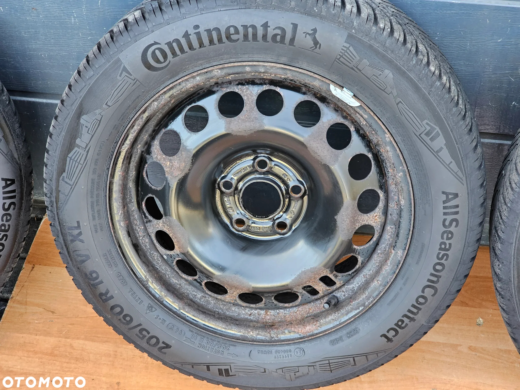 KOŁA FELGI STALOWE OPONY WIELOSEZONOWE 205/60 R 16 OPEL ASTRA J K MOKKA 5x105 ET39 - 4