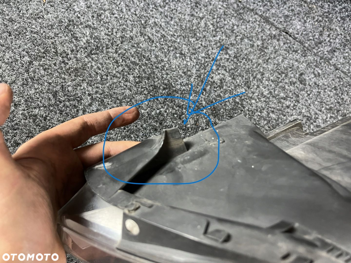 citroen c5 I lift II lampa lewa przód przednia xenon 9661316680 - 7