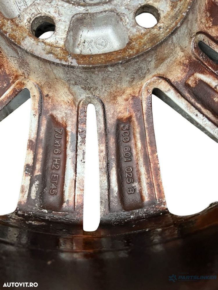 Janta din aliaj R16 VOLKSWAGEN GOLF V 1K1 2003 - 2009 5C0601025B - 4