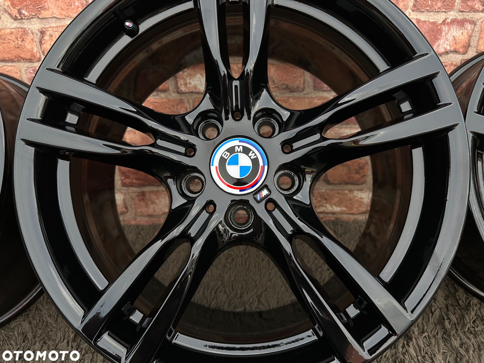 Czarne oryginalne felgi BMW 18 5x120 3 F30 F34 E90 4 2 E46 Z3 Z4 F10 F20 E87 styling 400 M pakiet 8j ET34 8.5j ET47 441 alufelgi Black piano 7845880 - 9