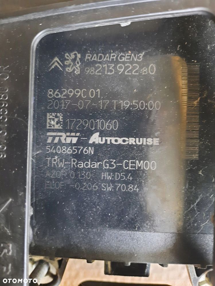 PEUGEOT CITROEN RADAR DISTRONIC 9821392280 - 3