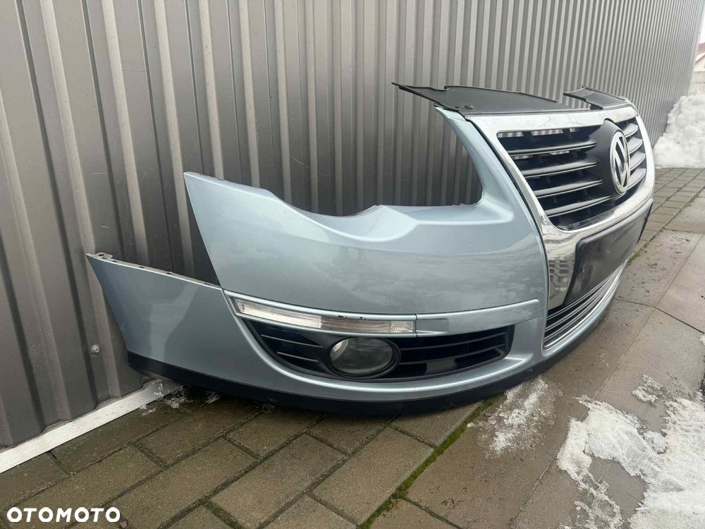 Vw Passat B6 Zderzak Przód Przedni Kompletny LB5M 05-10 - 14