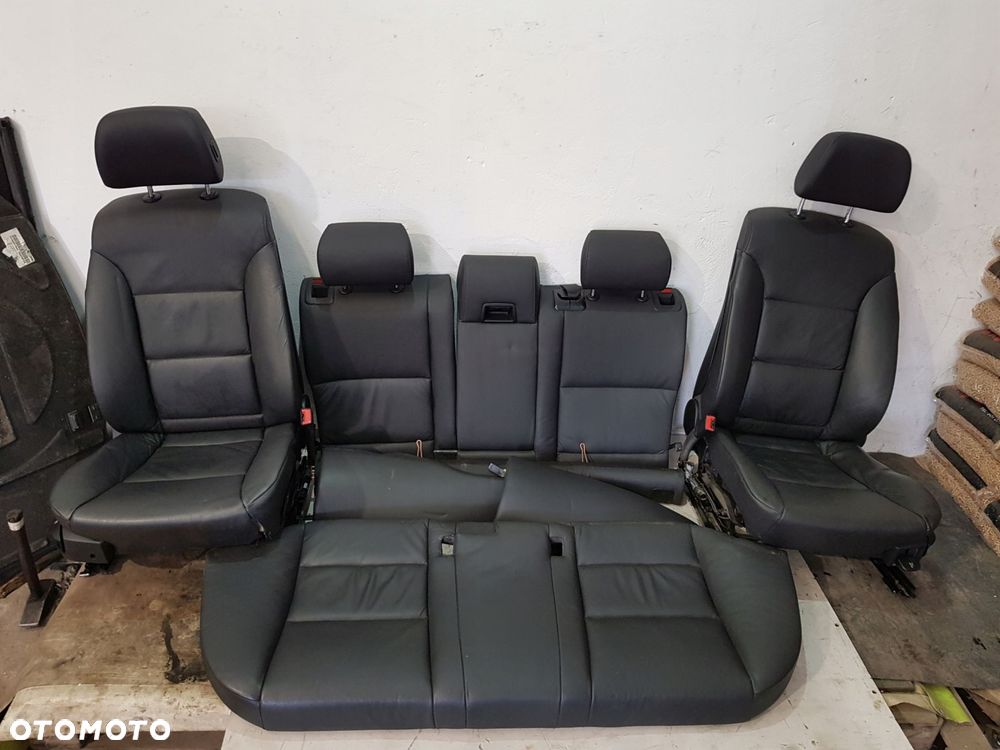 fotele kanapa komplet skóra elektryczne bmw e61 lci eur - 1