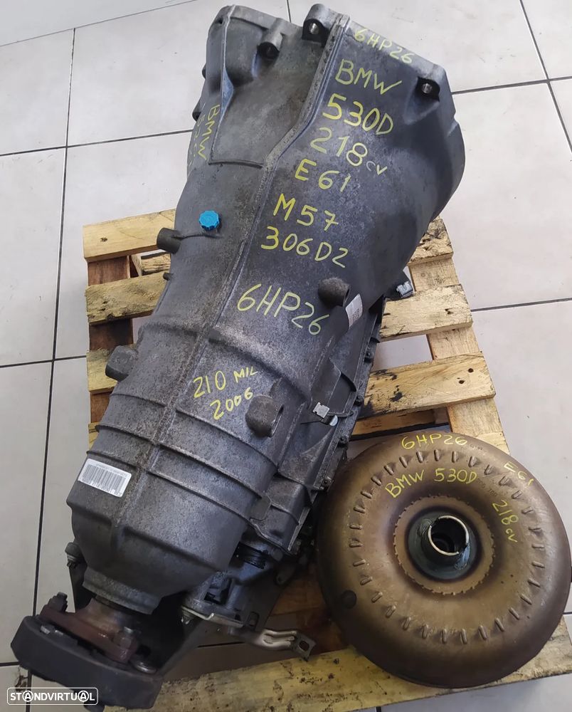caixa automatica Bmw 6HP26 530D E60 / E61 M57 306D2 218cv ZF 6HP26 - 5