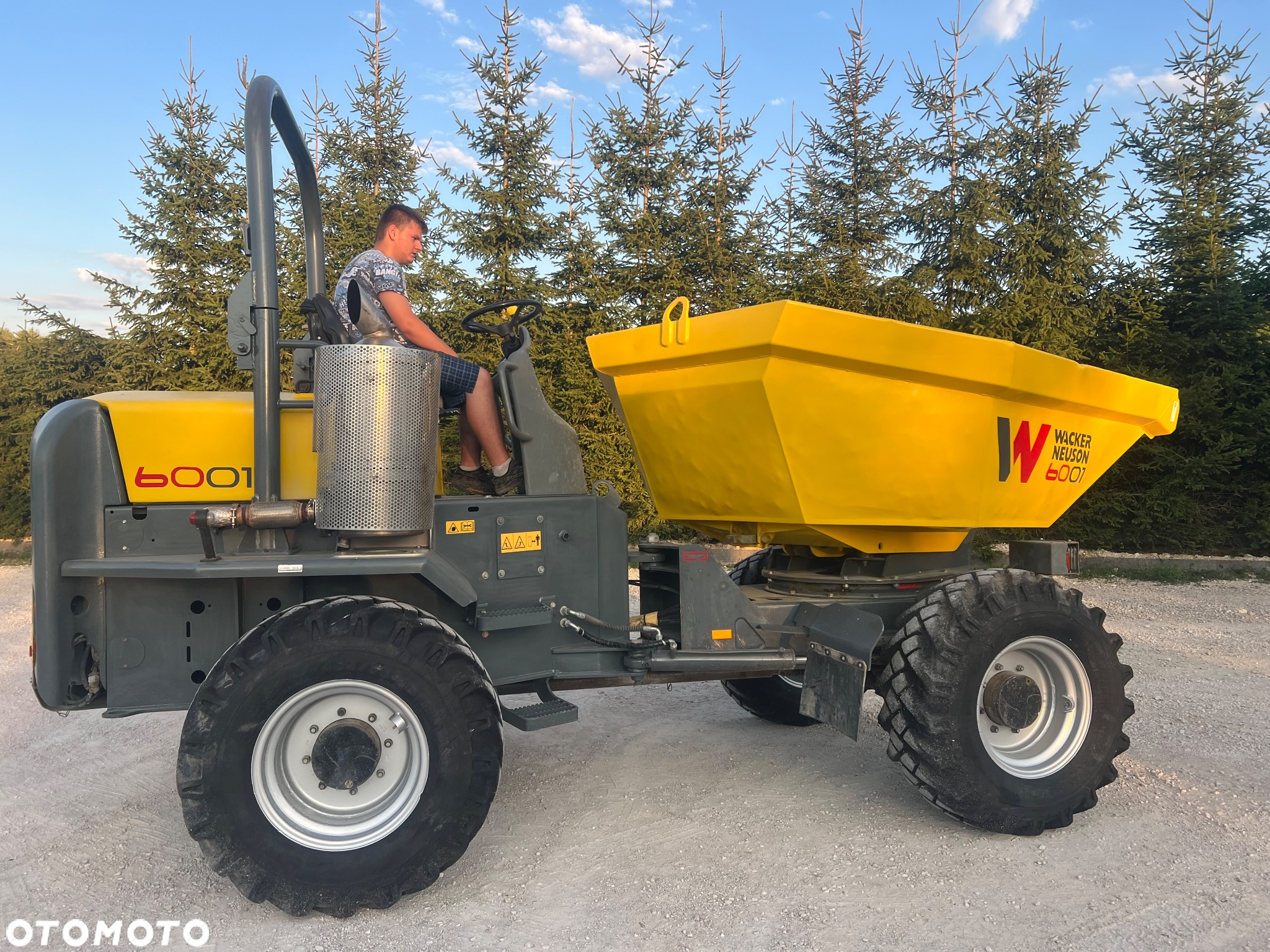 Wacker Neuson WOZIDŁO BUDOWLANE 6ton WACKER NEUSON 6001 4x4 3 4m3 obrotowa wywrotka 3 Stronna Thwaites Benford MECALAC Ausa sxr TEREX Deutz 4 cyl ST TA6s kiper taczka wysyp - 11
