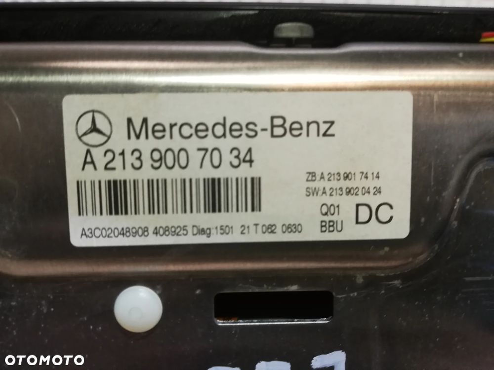 MONITOR LCD LICZNIK ZEGAR WYŚWIETLACZ MERCEDES W213 A2139006934 - 4