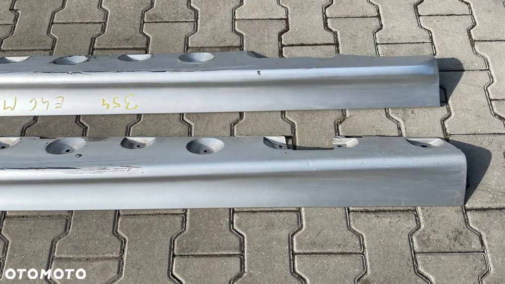 BMW 3 E46 COUPE CABRIO LIFT M-PAKIET LISTWY NAKŁADKI NA PRÓG KOMPLET - 4