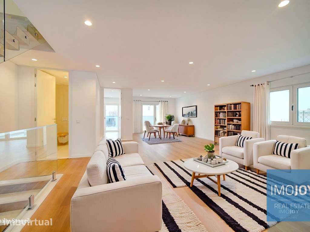Moradia T4 + 1 com Jardim e Piscina em São Pedro do Estoril - Grande imagem: 2/48