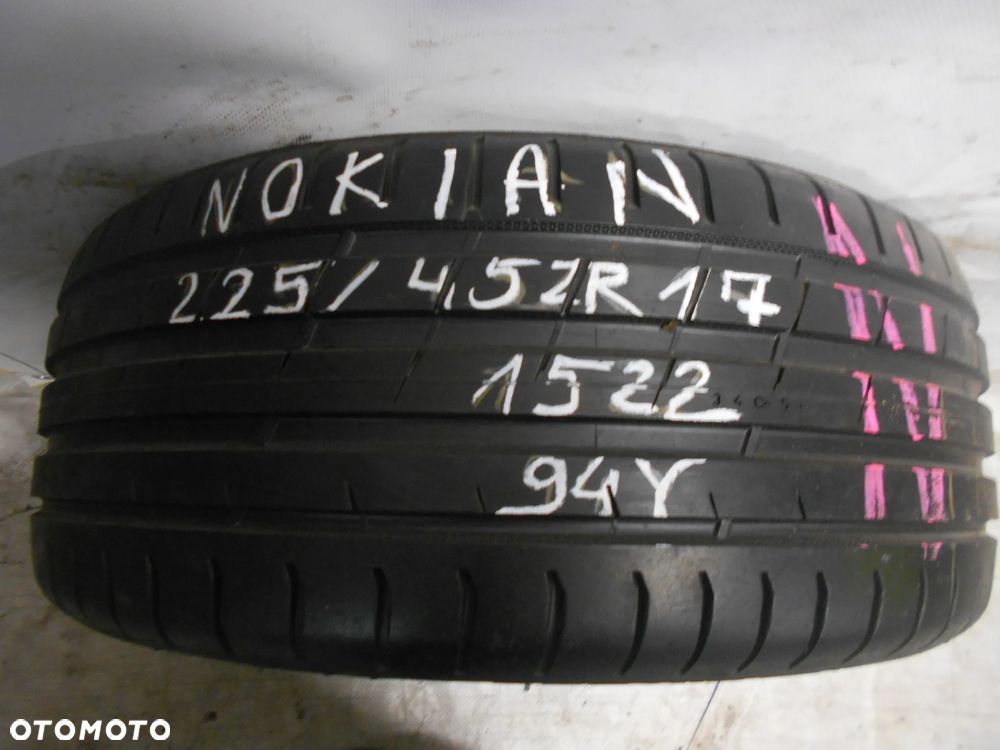 OPONA POJEDYNKA 225/45R17 NOKIAN POWERPROFF DOT 1522 7.7MM - 1