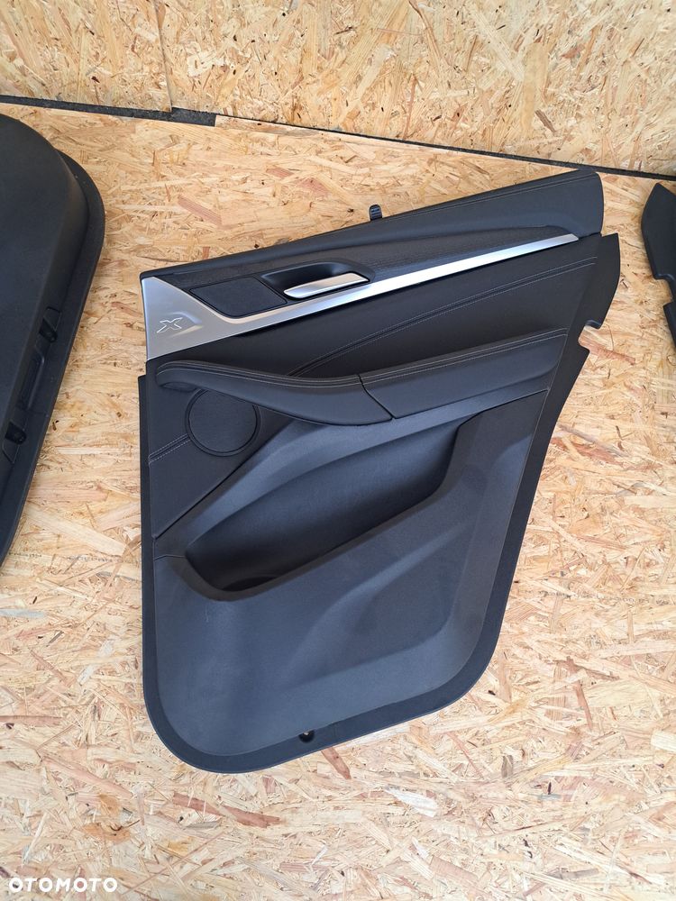 BMW X3 iX3 g01 g08 fotele Mapkiet tapicerka kanapa czarna skóra grzana boczki tunel - 7