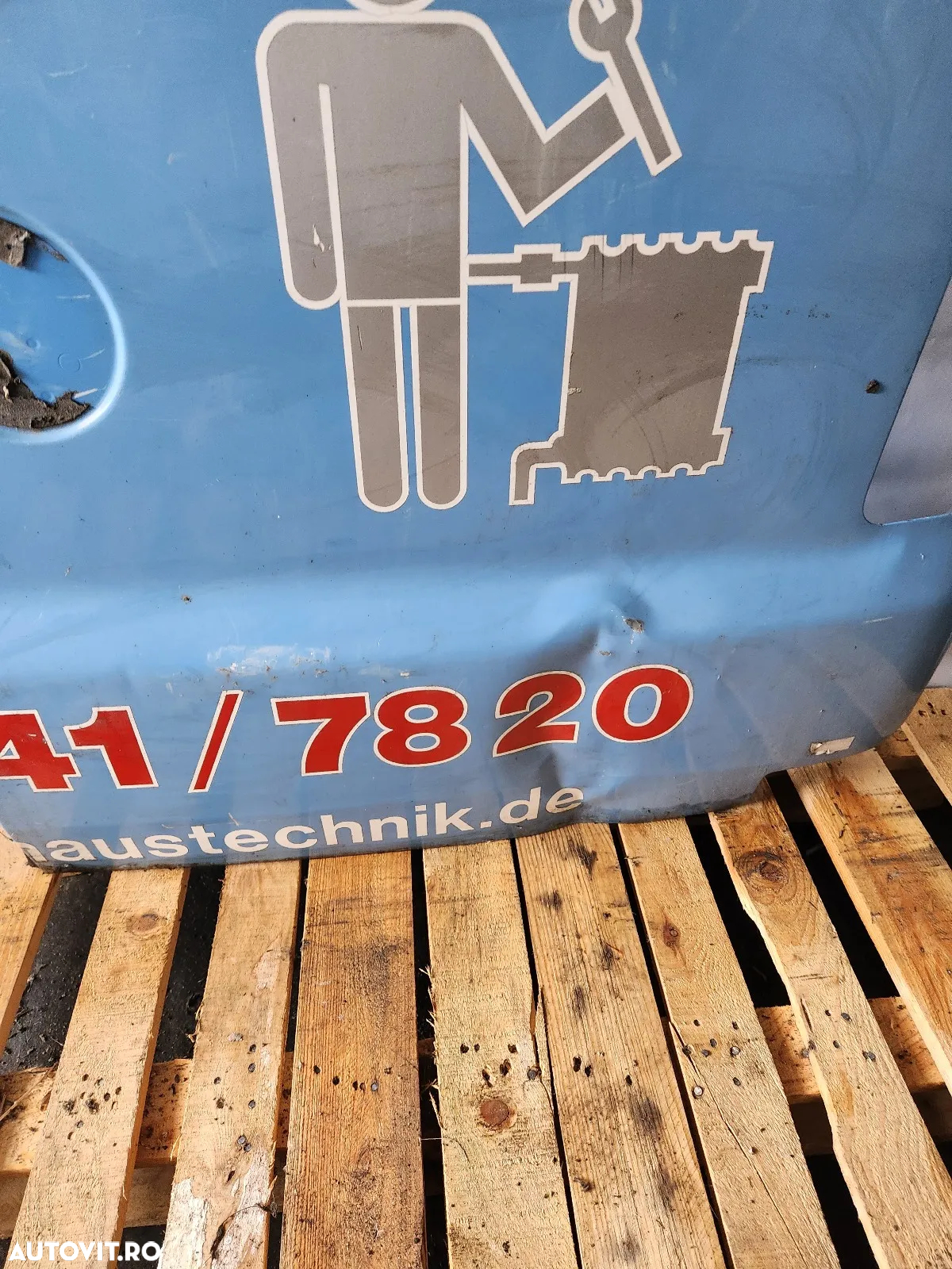 Usa Dreapta Spate Balanta Vw Transporter T5 Model Cu Geam Cu Defect - Dezmembrari Arad - 7