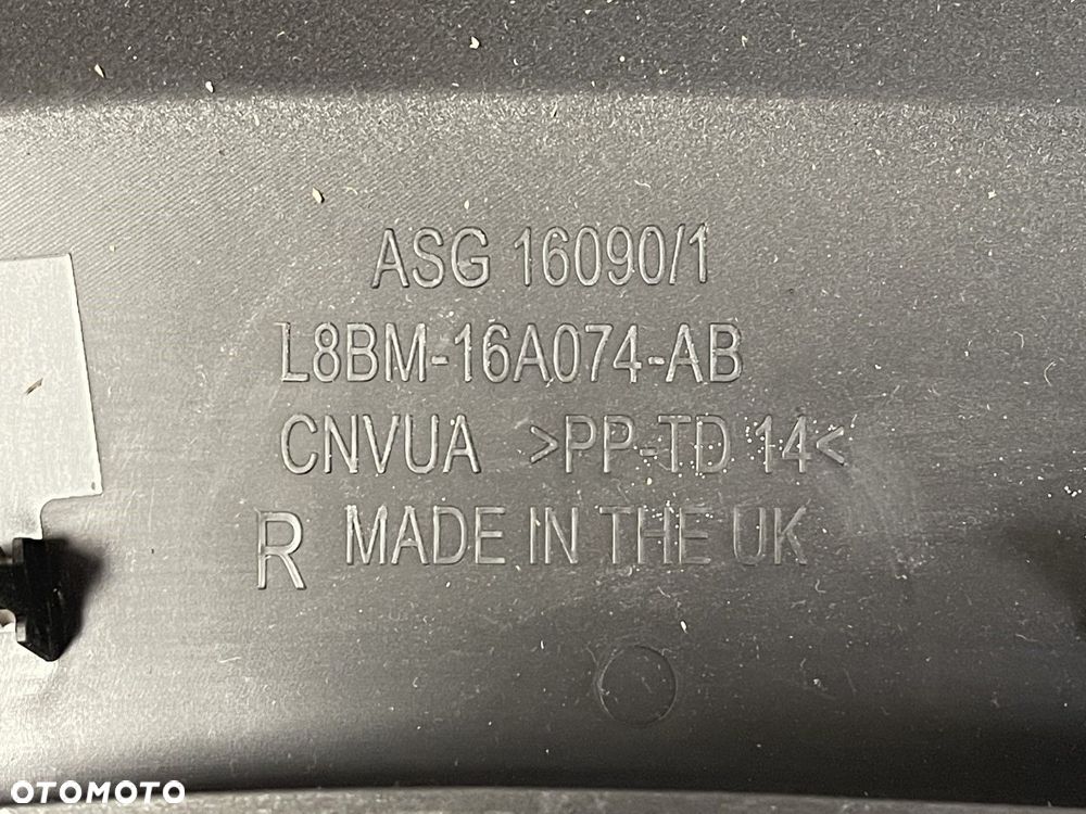 ORYGINALNY NOWY KOMPLET LISTWY BŁOTNIKA LAND ROVER DEFENDER IV 4 19-25 L663 PRAWA LEWA PRZÓD TYŁ - 8