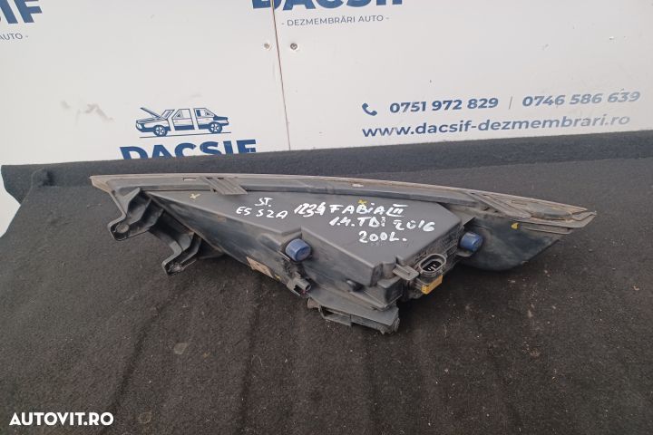 Proiector stanga 6V0941699 90039407 6V0941699 90039407 Skoda Fabia NJ - 3