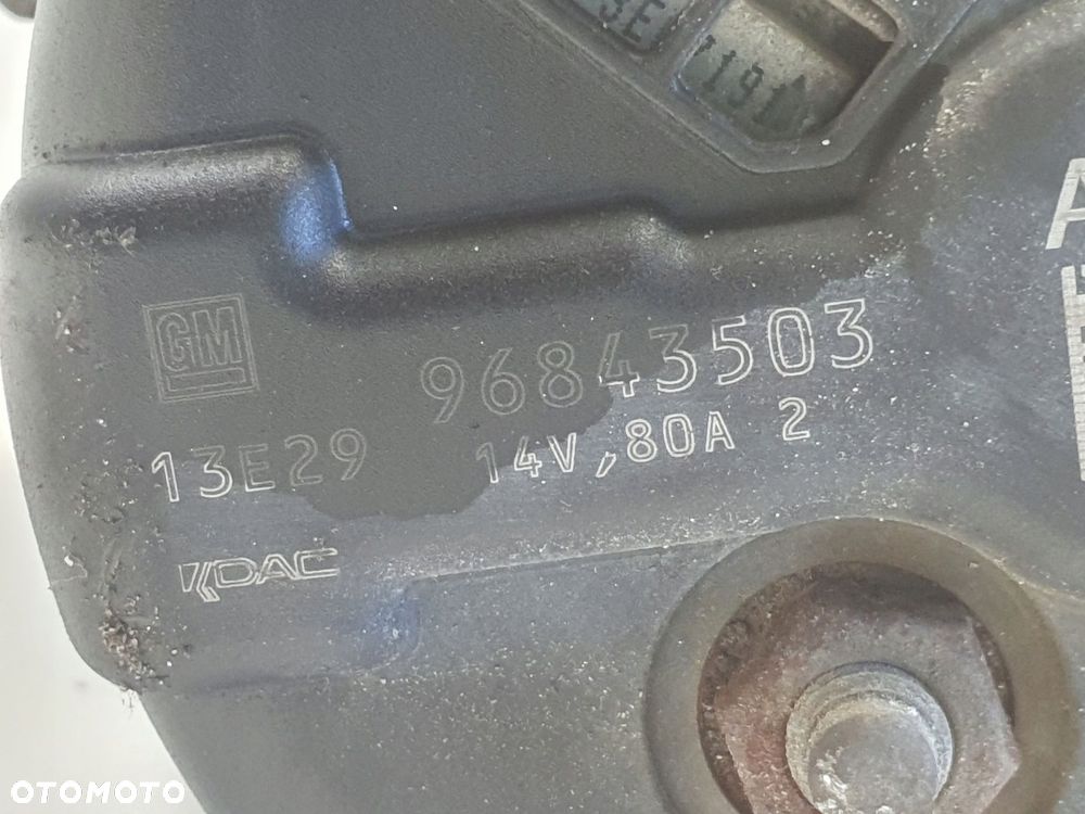 ALTERNATOR Chevrolet Spark II 1.0 16V _ 96843503 80A Alternator - 2