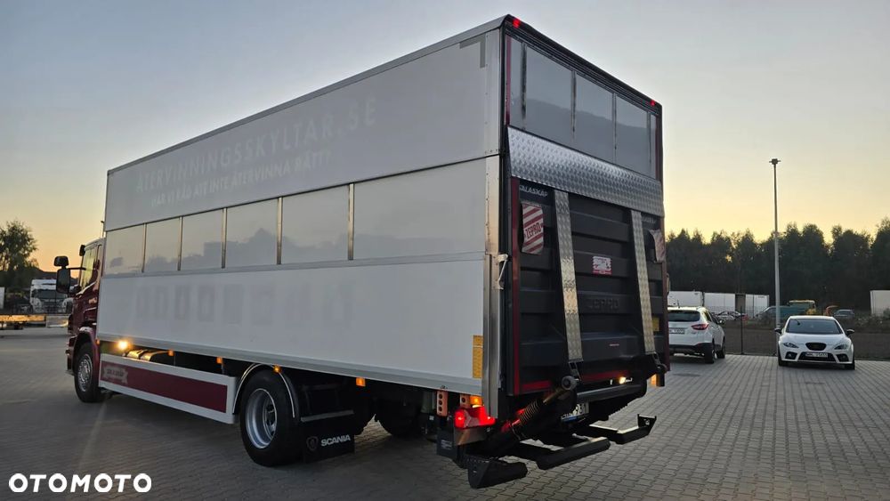 Scania P280 Euro 6 4x2 kurierka regulowany kontener 18 palet super stan niski przebieg! godna uwagi! - 12