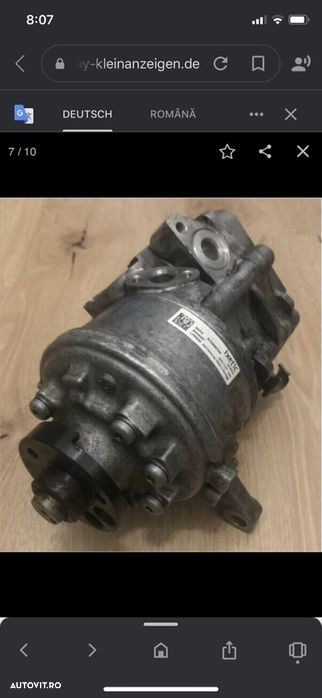 Pompa servodirectie bmw 750xd 740xd 550xd 640xd 535xd F01 F10 F06 servo tandem hidraulică - 4