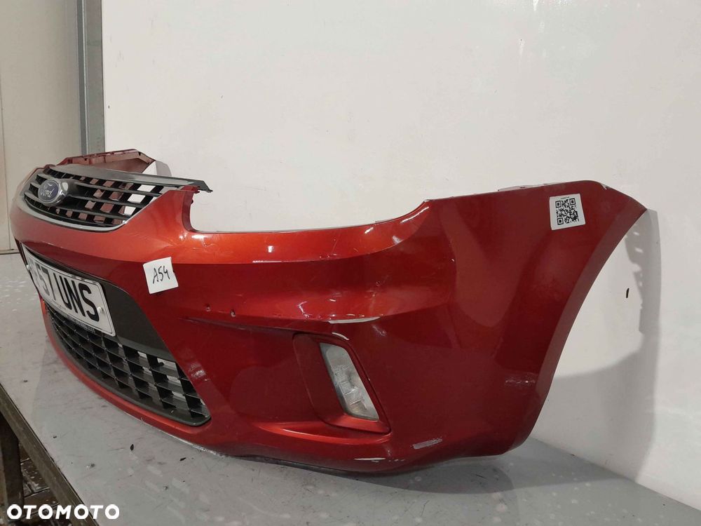 + ZDERZAK PRZÓD PRZEDNI DO FORD C-MAX CMAX LIFT FL A4 BORDO BORDOWY HALOGENY - 2