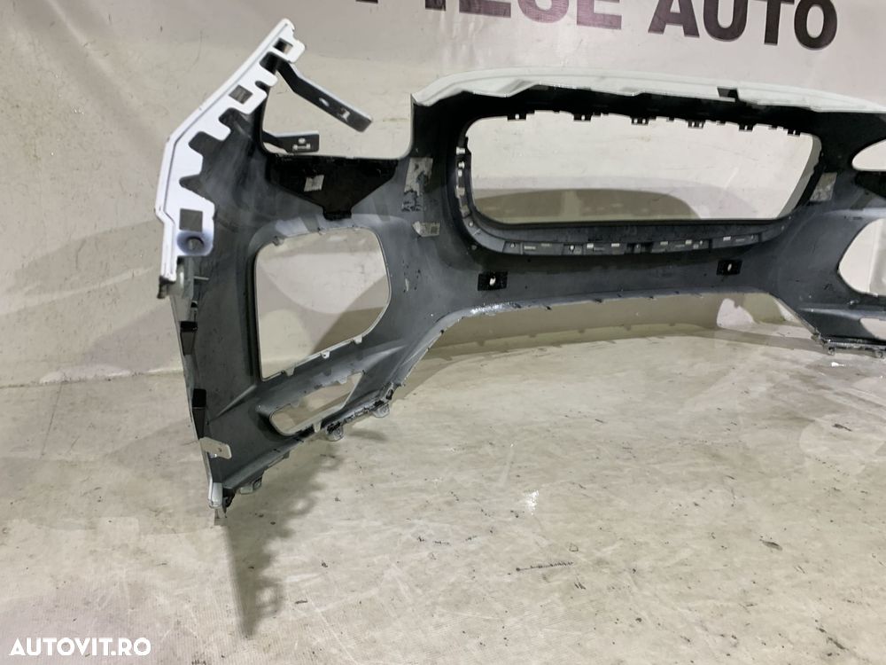 Bara fata Jaguar E-Pace, 2017, 2018, 2019, 2020, 2021, 2022, 2023, cod origine OE J9C3-17F003-AA, cu gauri pentru senzori de parcare (4). - 7