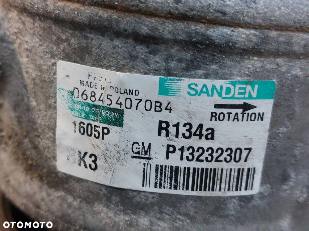 SPRĘŻARKA KOMPRESOR KLIMATYZACJI OPEL INSIGNIA A 2.0 CDTI 13232307 - 5