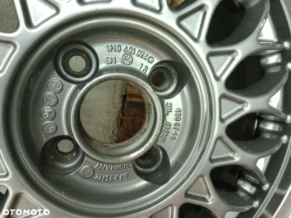 VW GOLF III POLO 1H0601025Q FELGI ALUFELGI BBS 450 Z OPONAMI 15 ET 45 6J 15" 4 X 100 - 6