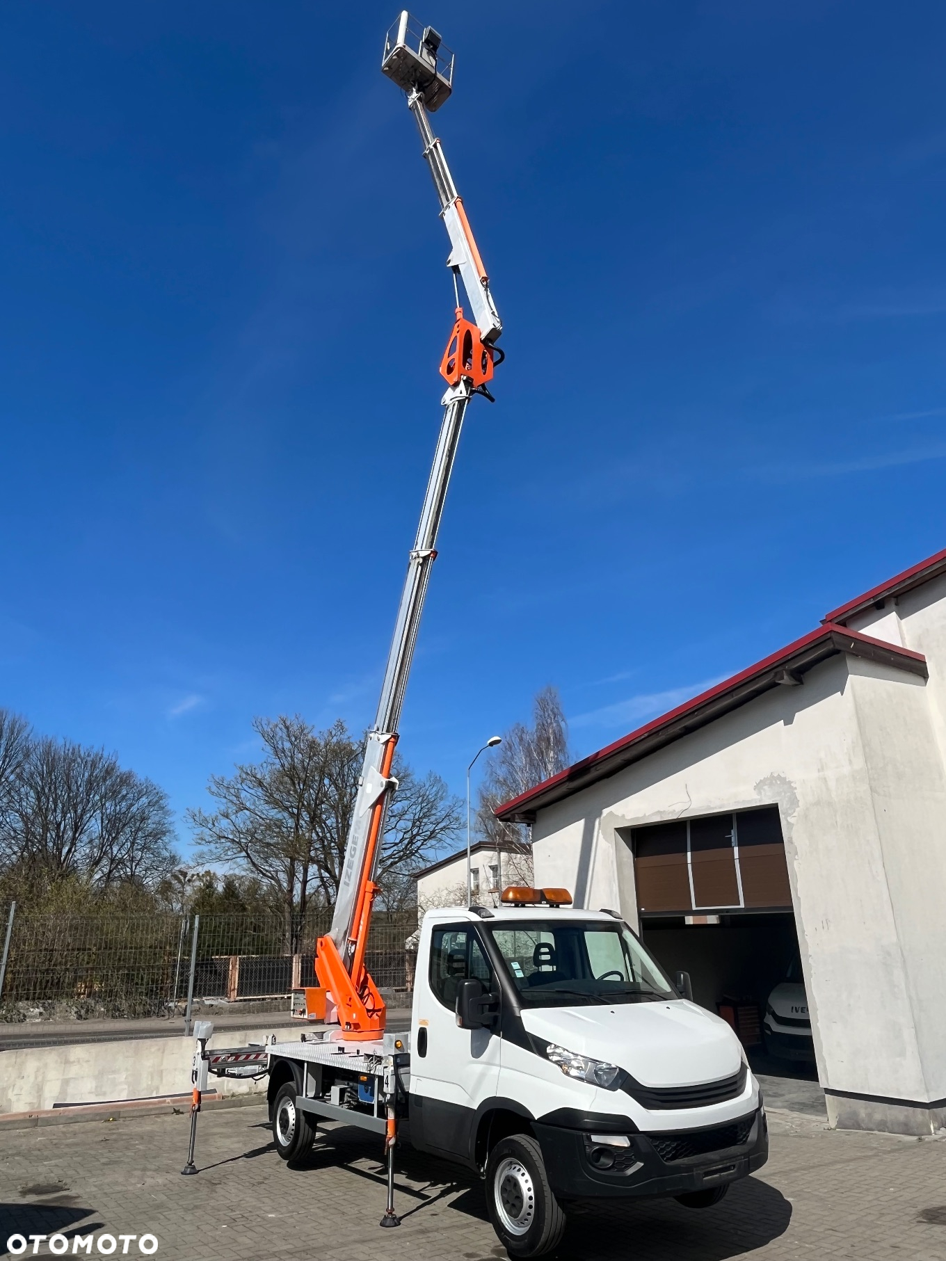 Iveco Podnośnik Koszowy Zwyżka 21 Metrów Multitel Mx210 MT182 UDT BDB Stan jak Wumag Ruthmann GSR - 14