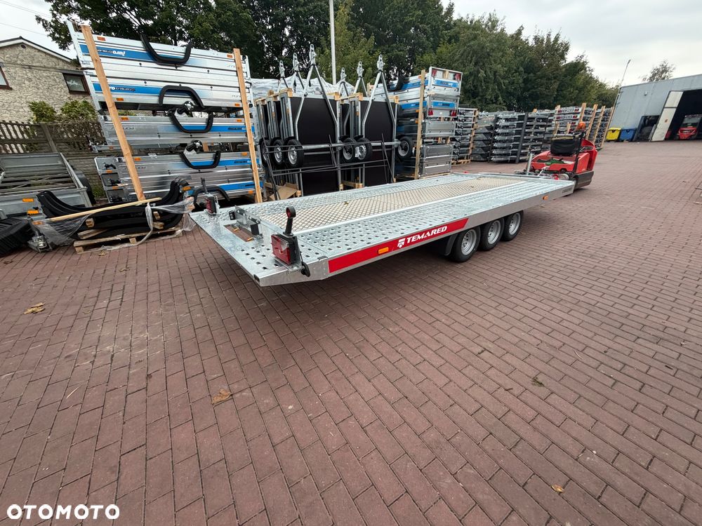TEMARED Laweta Temared Carkeeper 480/3 DMC 3500 kg 480x200 3 osie uchył hydrauliczny - 7
