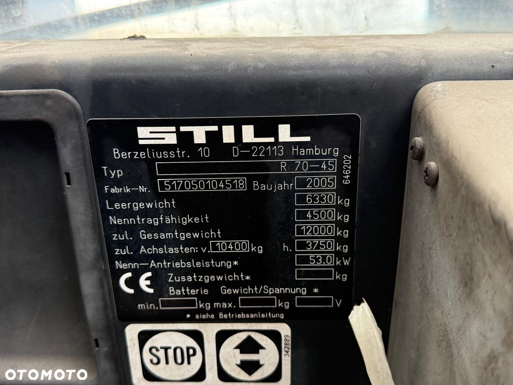 Still Wózek widłowy STILL R70-45 // 2005 R. // Diesel // - 19