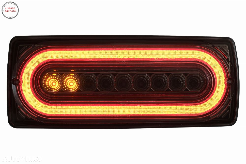Stopuri Full LED Mercedes W463 G-Class (1989-2017) Semnal Secvential Dinamic Fumur- livrare gratuita - 3